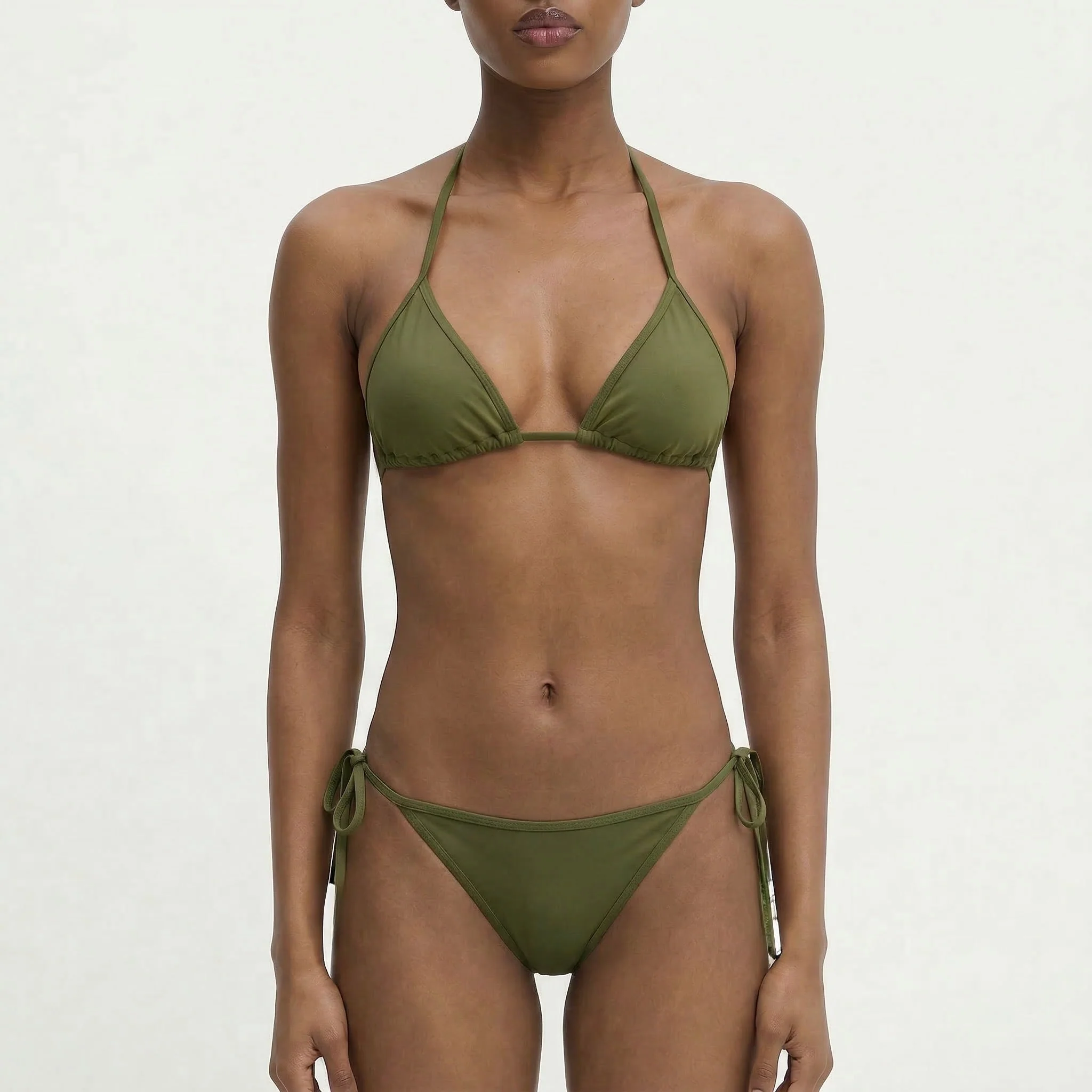 Tie-Side Top Olive - Image 3