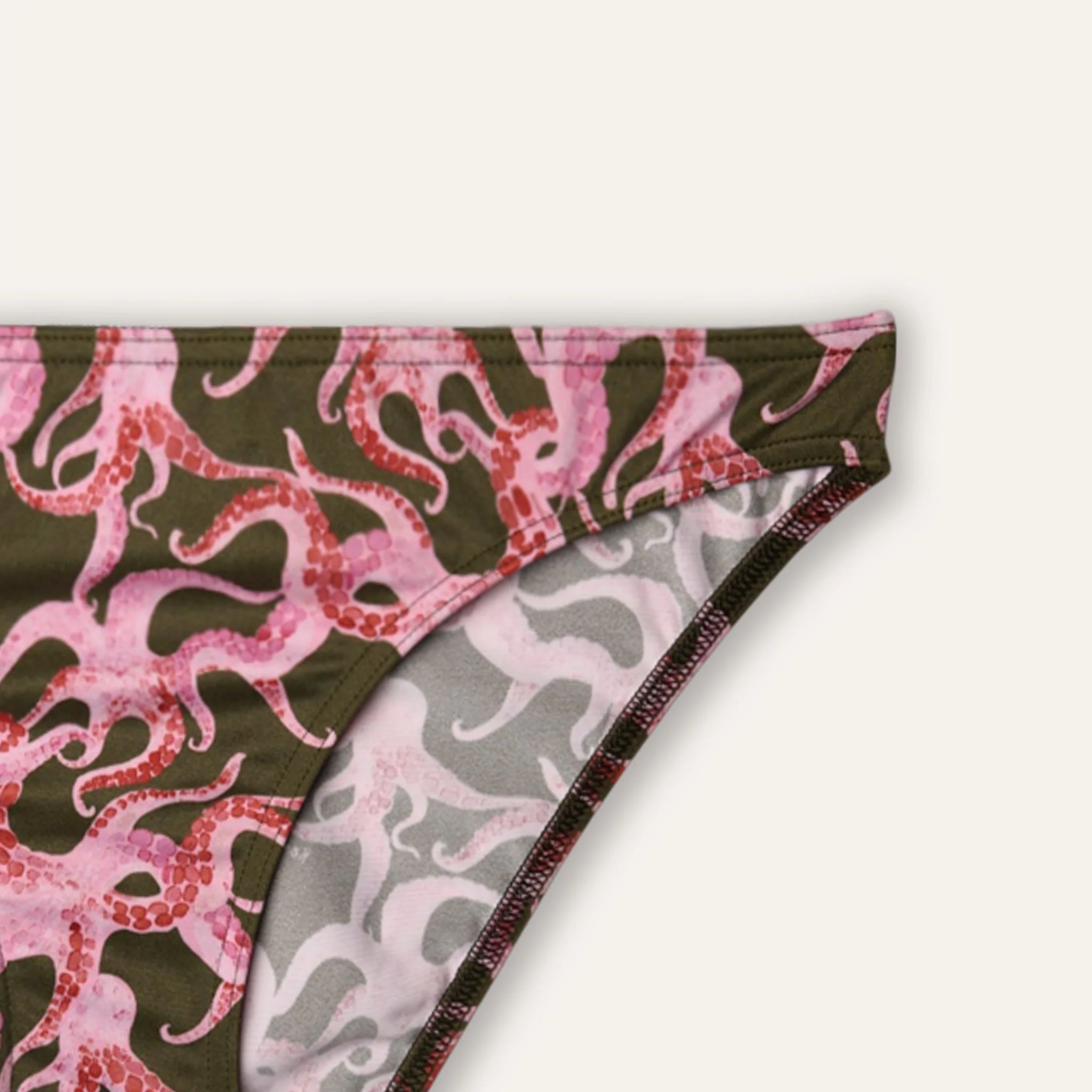 Traditional Slip Octopus Olive - Image 4